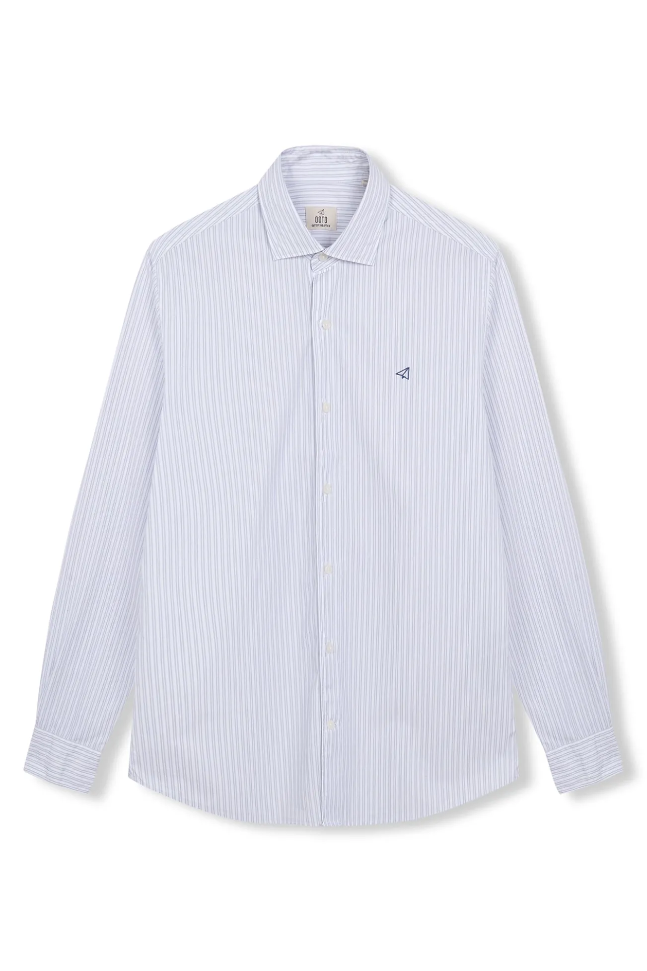 Camisa riscas popelina