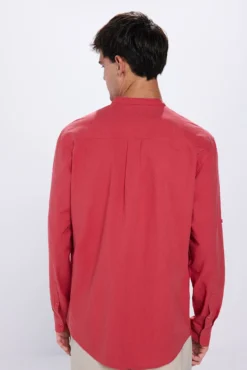 Camisa seersucker mao