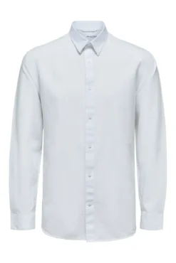 Camisa slim fit de algodão orgânico