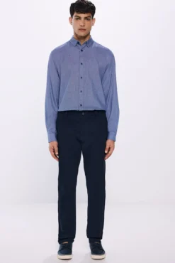 Camisa social bicolor