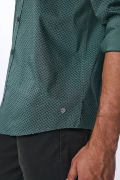 Camisa social de popelina