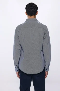 Camisa social de popelina