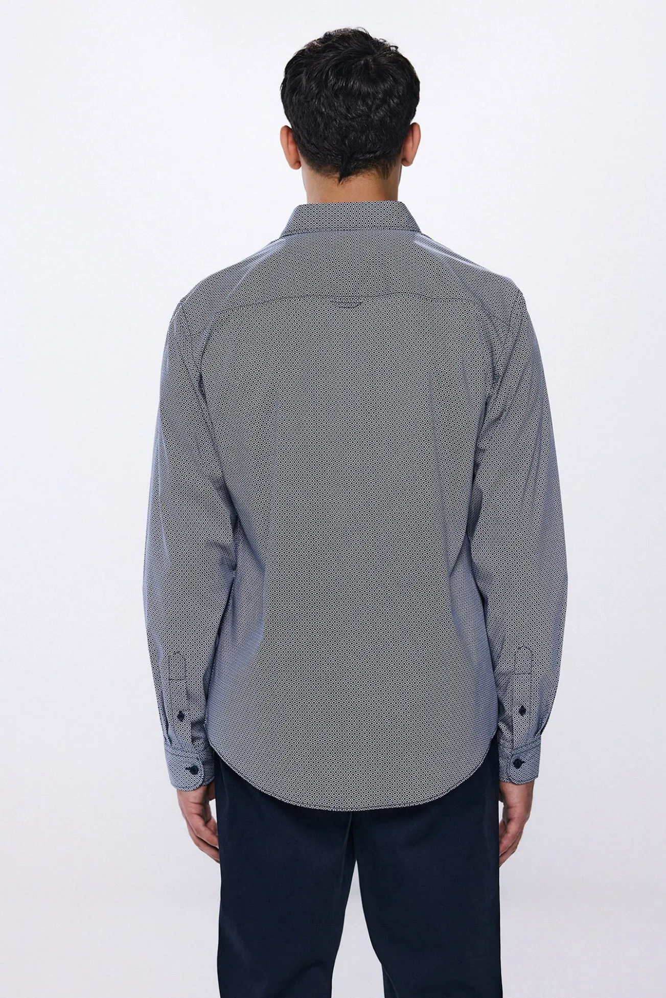 Camisa social de popelina