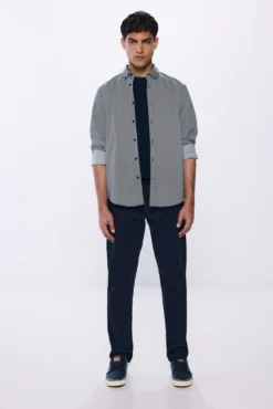 Camisa social de popelina