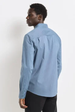 Camisa social de popelina
