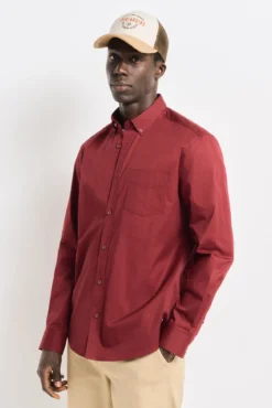 Camisa social de tecido elástico