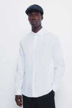 Camisa social estruturada