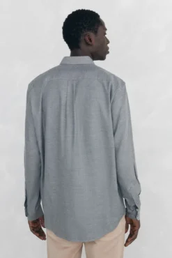 Camisa Tencel lisa mesclada