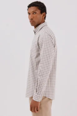 Camisa twill xadrez