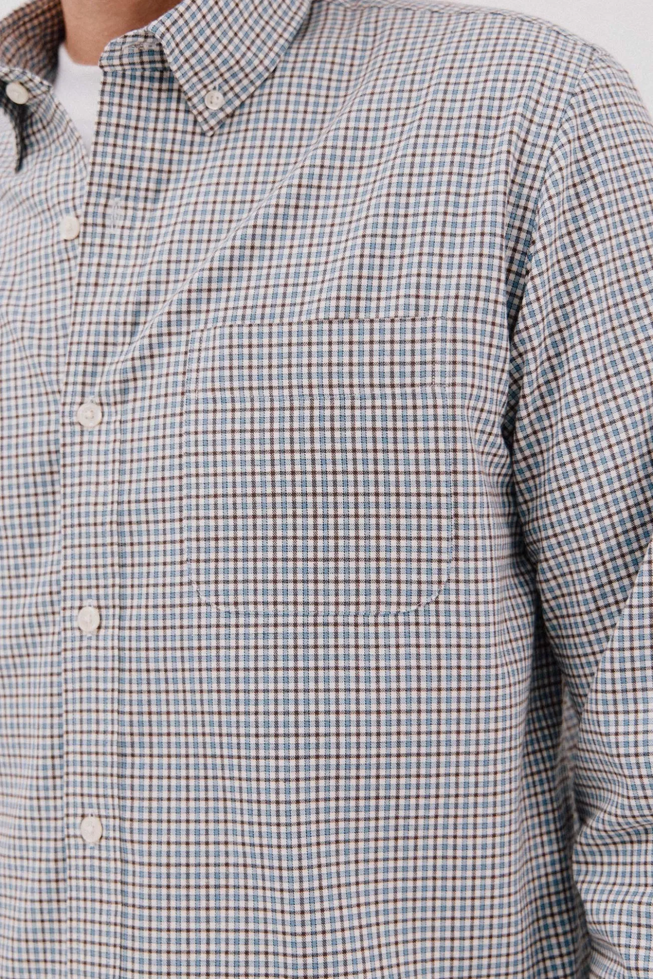 Camisa twill xadrez