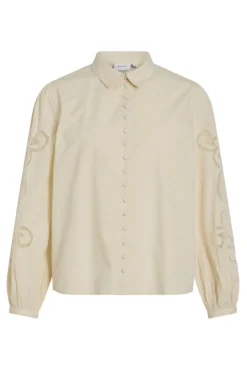 Camisa vazada de algodão orgânico
