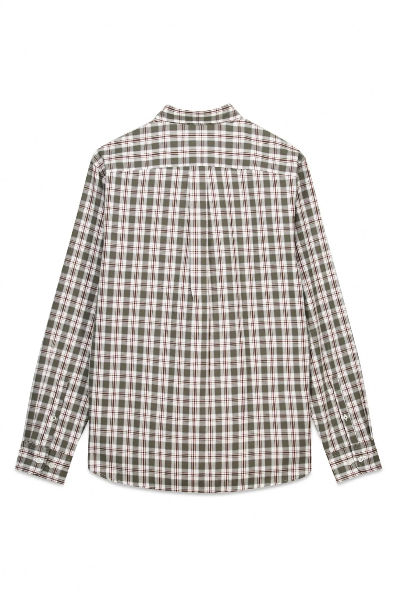 Camisa xadrez com caimento relaxado