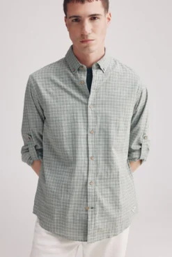 Camisa xadrez de algodão favela