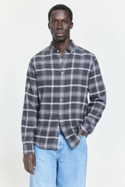 Camisa xadrez de corte descontraído