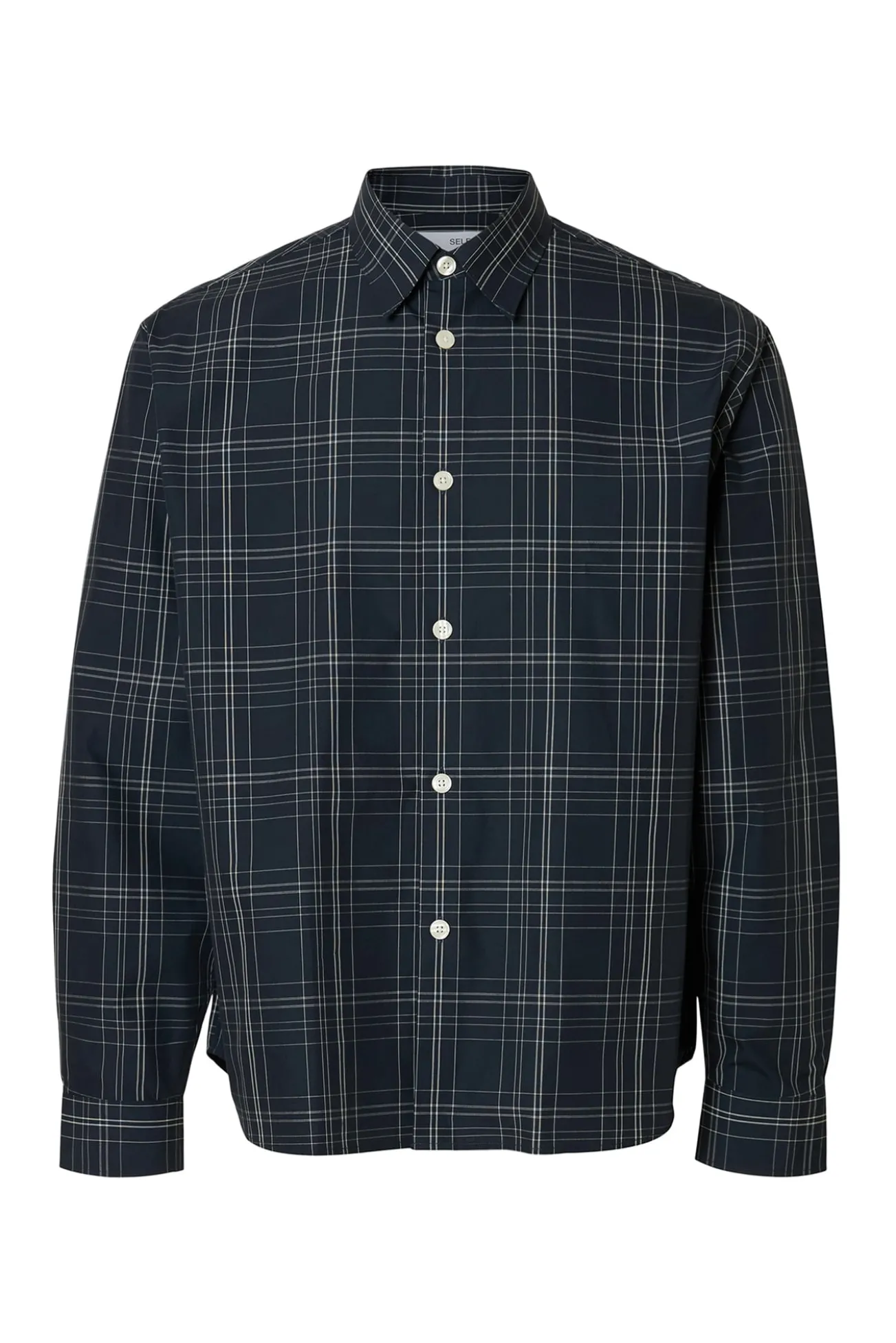 Camisa xadrez de popelina