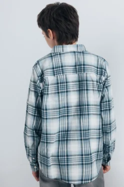 Camisa xadrez lenhador para meninos