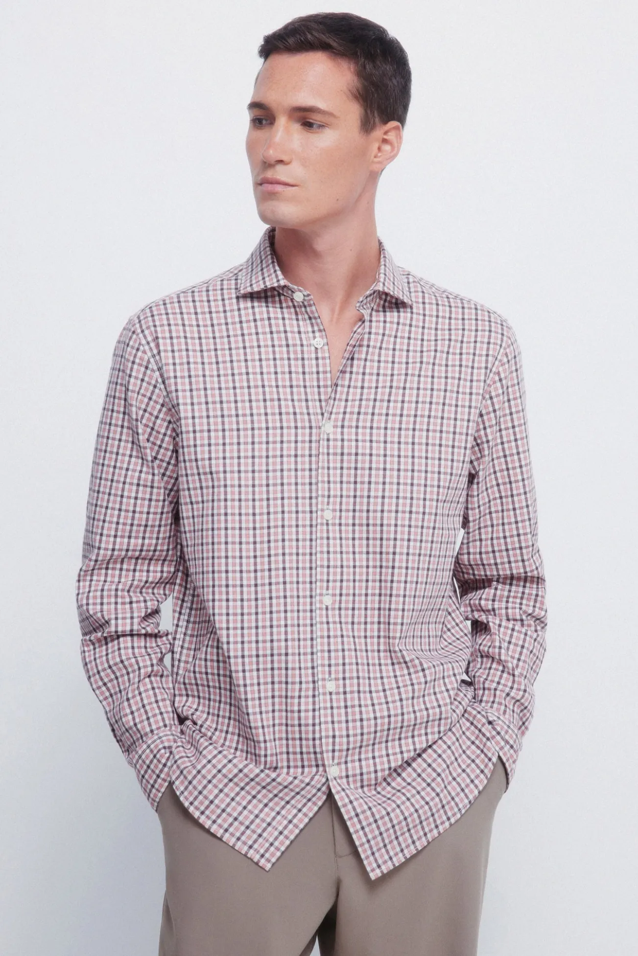 Camisa xadrez pequena