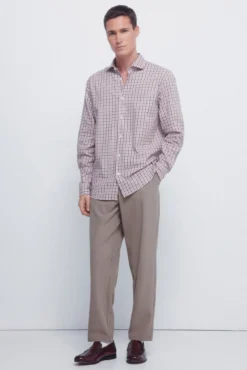 Camisa xadrez pequena