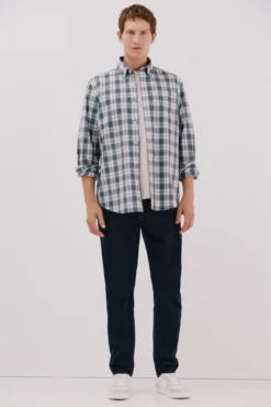 Camisa xadrez popelina