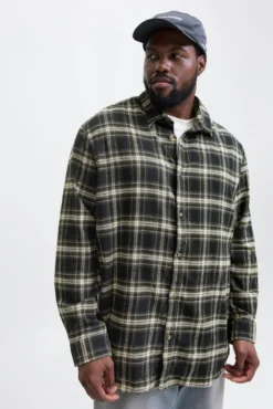 Camisa xadrez regular fit PLUS