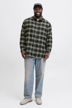 Camisa xadrez regular fit PLUS