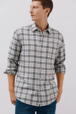 Camisa xadrez tencel