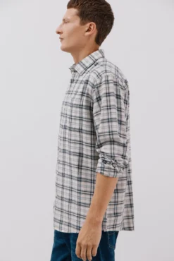 Camisa xadrez tencel
