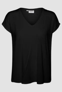 Camiseta básica com gola bico size