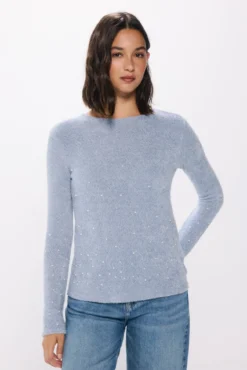 Camiseta chenille pérola