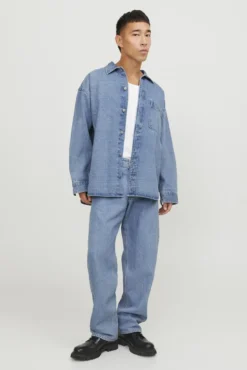 Camiseta denim larga
