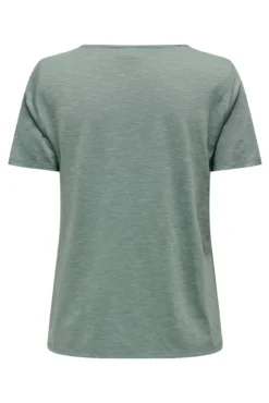 Camiseta de renda renda manga curta