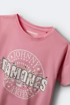 Camiseta feminina dos Ramones