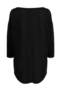 Camiseta fluida de manga meia