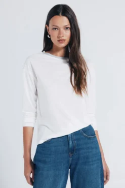 Camiseta gola lurex
