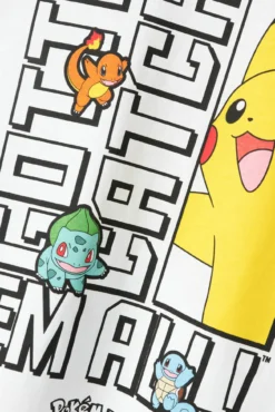 Camiseta infantil Pokémon Cotton