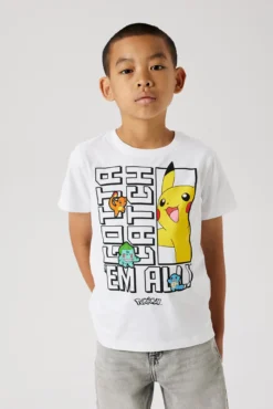 Camiseta infantil Pokémon Cotton
