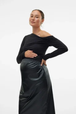 Camiseta maternity assimétrica