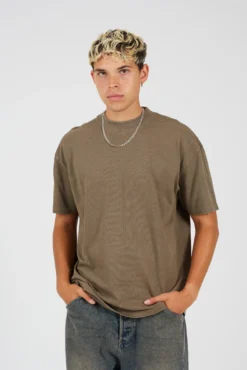 Camiseta oversized com manga curta
