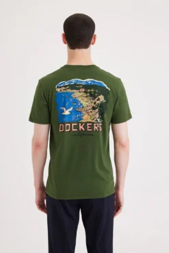 Camiseta para homem slim fit com logotipo