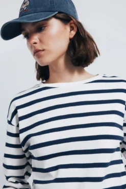 Camiseta riscas de marinheiro