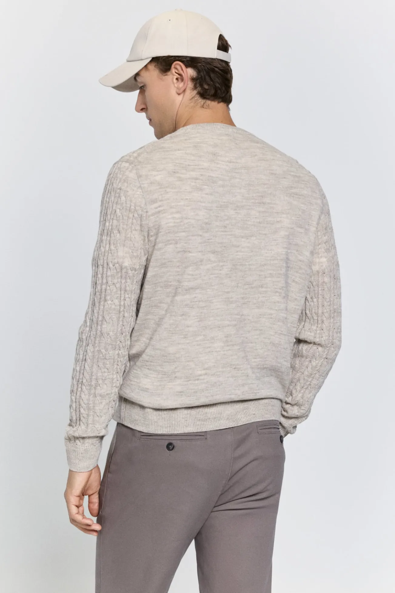 Camisola Aranes com gola caixa