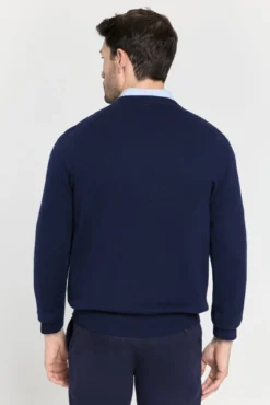 Camisola básico com gola em V