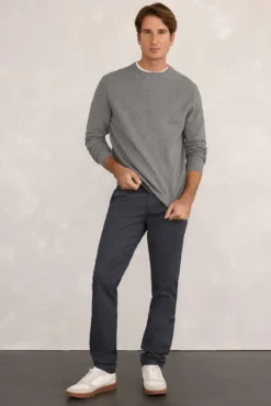 Camisola básico de favo de mel
