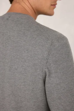 Camisola básico de favo de mel
