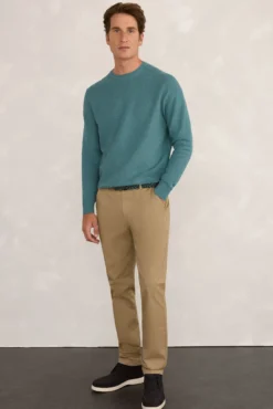 Camisola básico de favo de mel
