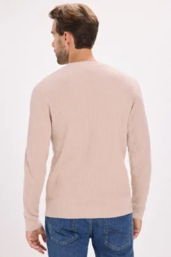 Camisola básico de malha liso