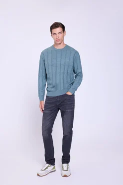 Camisola básico gola redonda