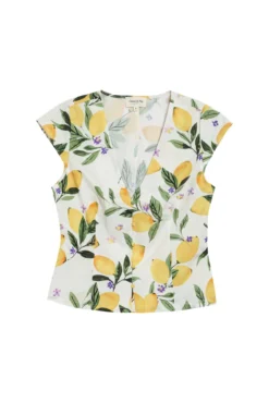 Camisola com decote em V