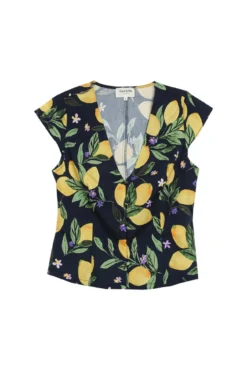 Camisola com decote em V