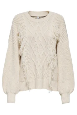 Camisola com detalhe de franjas